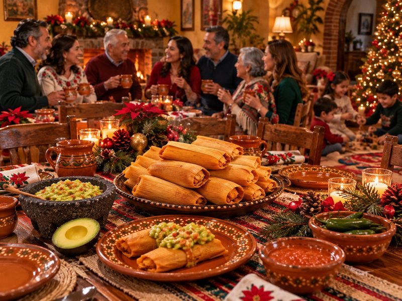 1 DOCENA - Navidad mexicana entre tamales y familia